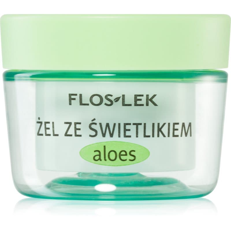 FlosLek Laboratorium Eye Care Oogcontour Gel met Oogverheldering en Aloe Vera 10 g
