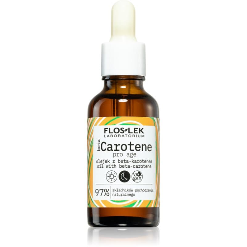 FlosLek Laboratorium Beta Carotene Olie Serum met Betacaroteen 30 ml
