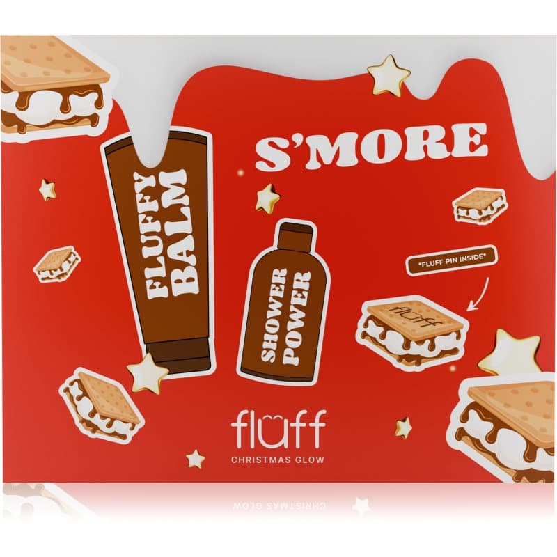 Fluff Christmas Glow Body Care Set S'more kerstset 1 st