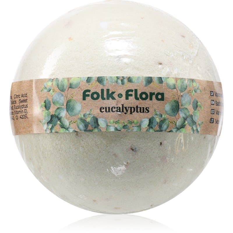 Folk & Flora Eucalyptus badbom met kalmerend effect 130 g