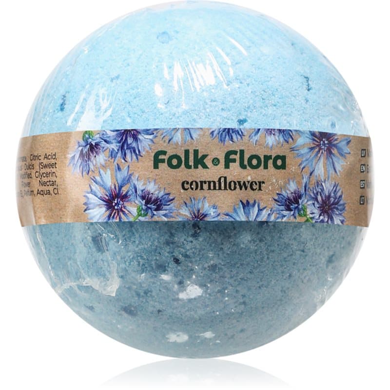 Folk & Flora Cornflower badbom 130 g