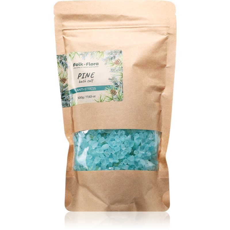 Folk & Flora Pine Kalmerende Badzout 500 g