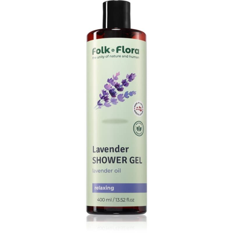Folk & Flora Lavender Ontspannende Douchegel 400 ml