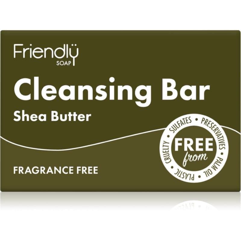 Friendly Soap Cleansing Bar Shea Butter Natuurlijke Zeep voor het Gezicht 95 g