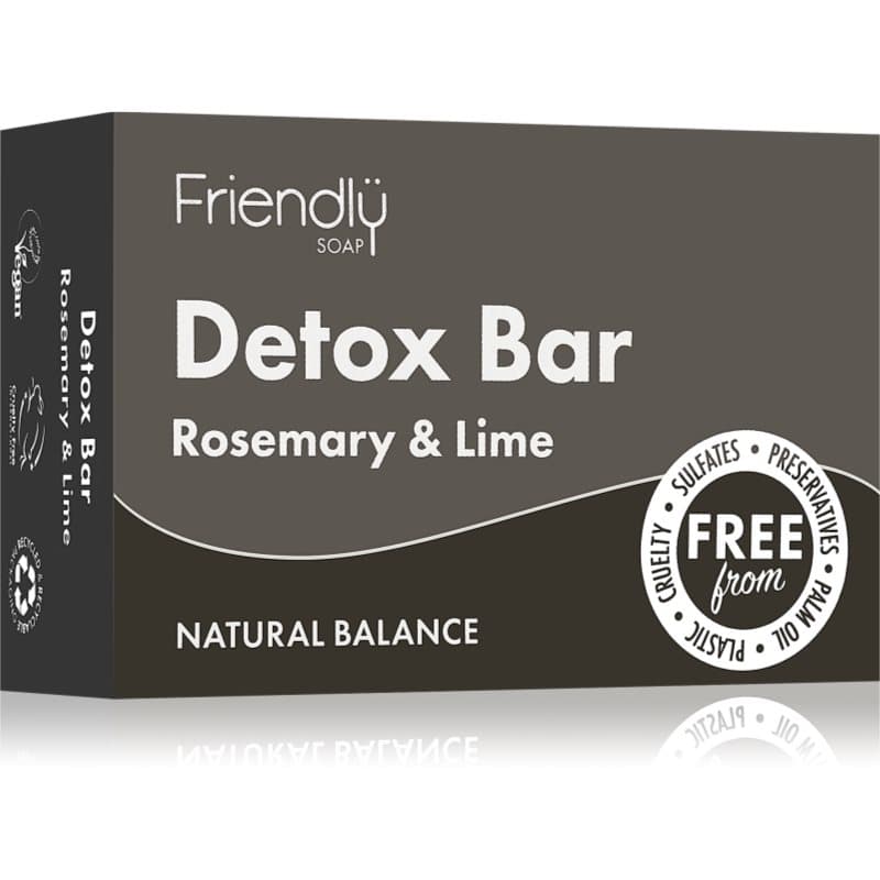 Friendly Soap Detox Bar Rosemary & Lime Natuurlijke Zeep 95 g