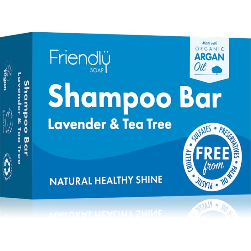 Friendly Soap Natural Shampoo Bar Lavender and Tea Tree Natuurlijke Zeep voor het Haar 95 g