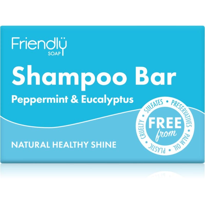 Friendly Soap Natural Shampoo Bar Peppermint & Eucalyptus Natuurlijke Zeep voor het Haar 95 g