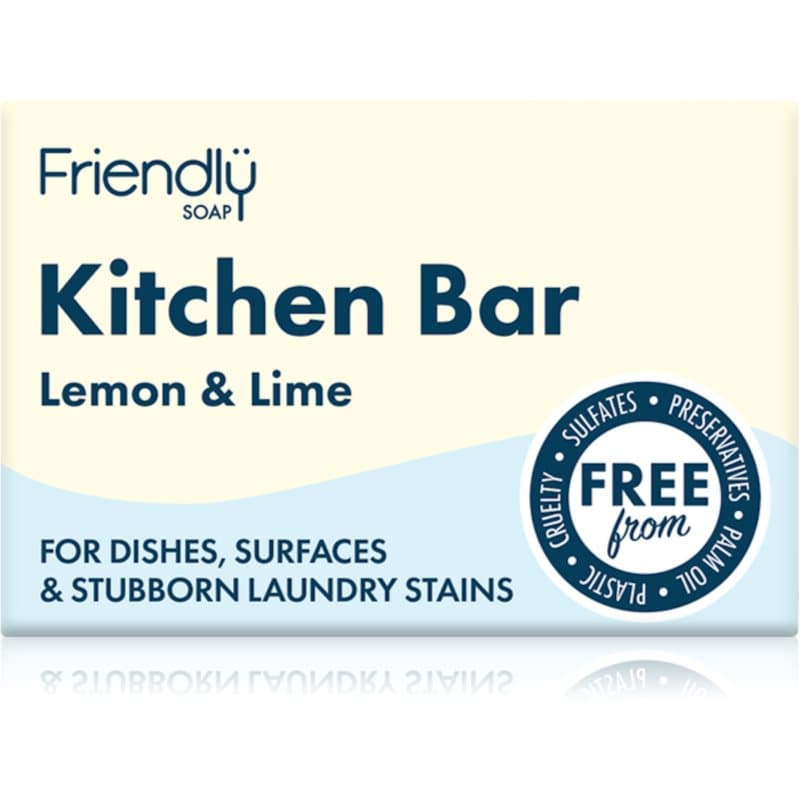 Friendly Soap Kitchen Bar Lemon & Lime Natuurlijke Zeep 95 g