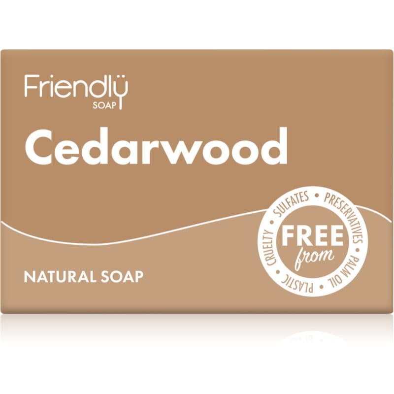 Friendly Soap Natural Soap Cedarwood Natuurlijke Zeep 95 g