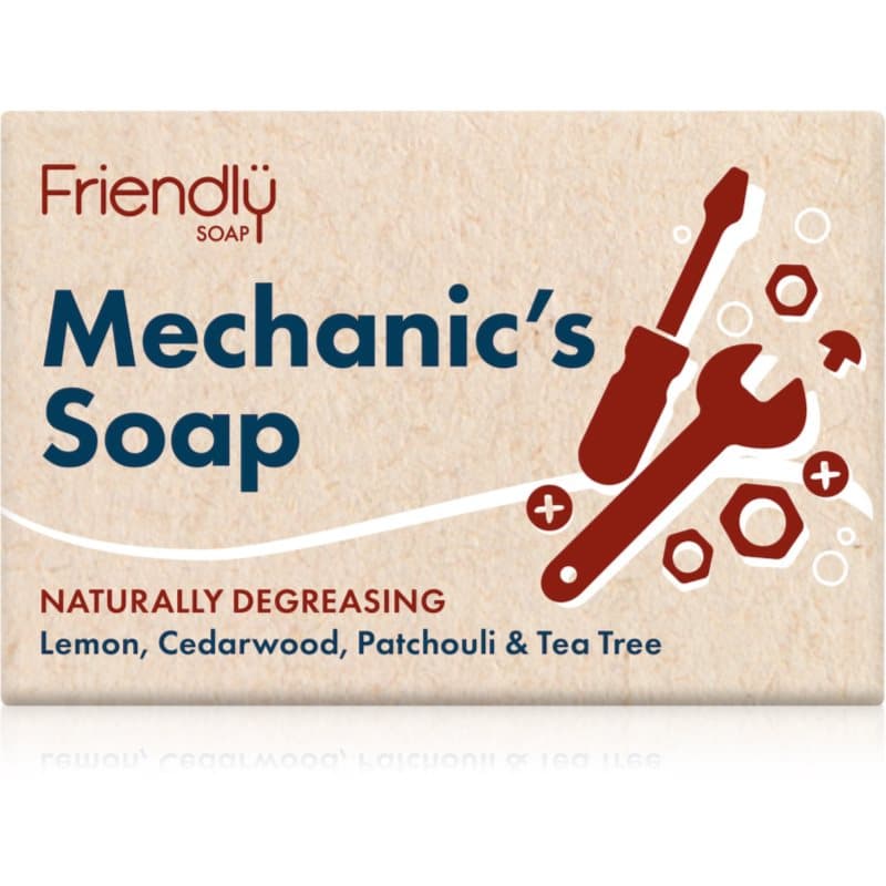 Friendly Soap Mechanic's Bar Natuurlijke Zeep voor Gezicht en Lichaam 95 g
