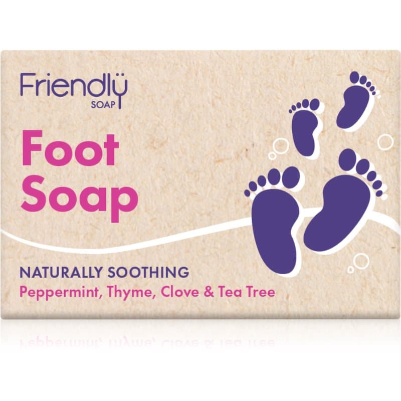 Friendly Soap Foot Soap Natuurlijke Zeep voor Benen 95 g