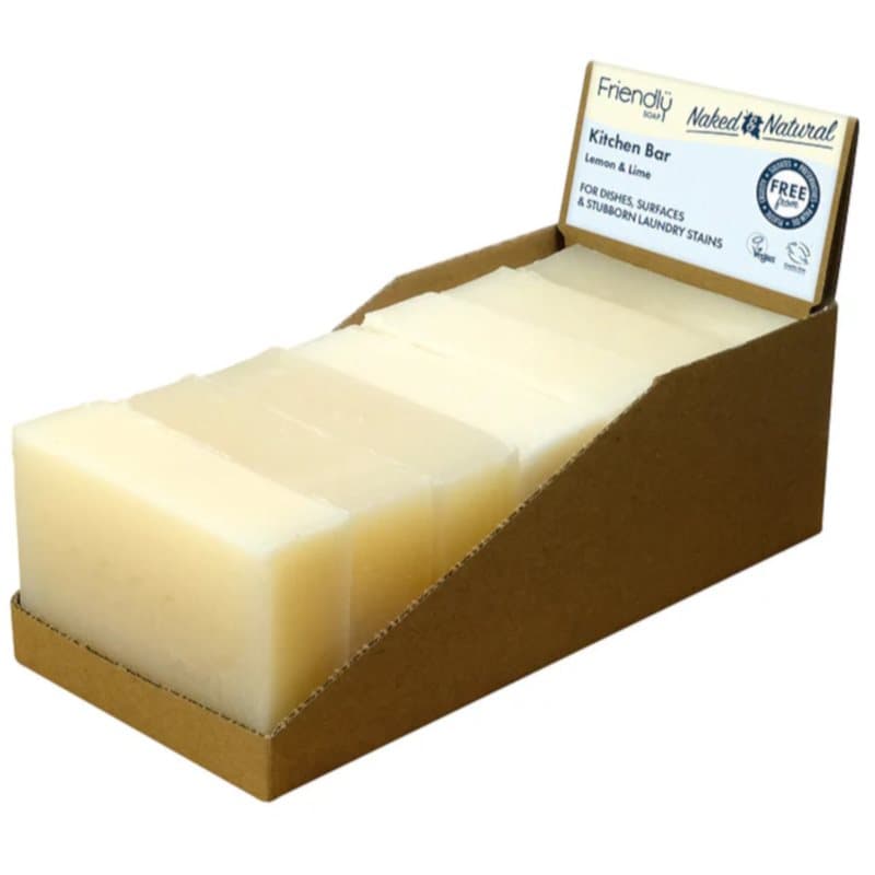 Friendly Soap Kitchen Bar Lemon & Lime Natuurlijke Zeep 7x95 g