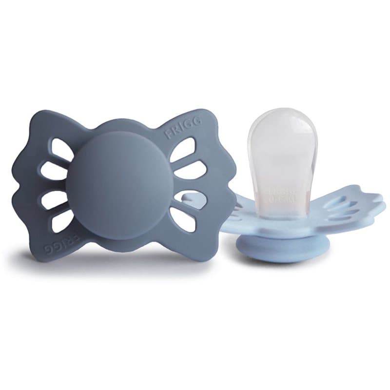 FRIGG Lucky Size 1:0-6 months fopspeen Slate/Powder Blue 2 st