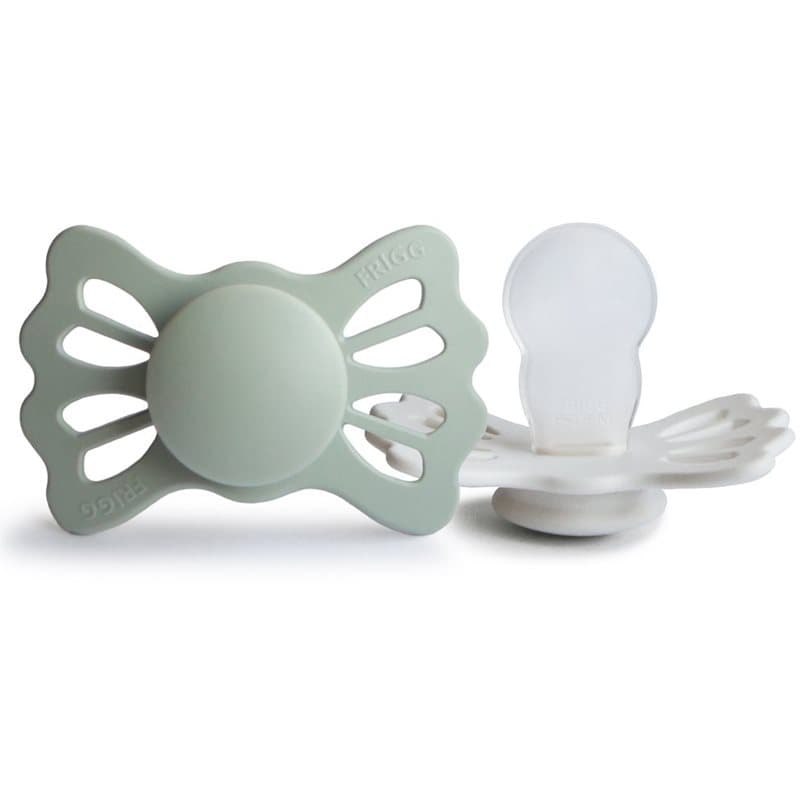 FRIGG Lucky Size 2:6-18 months fopspeen Sage/Silver Gray 2 st