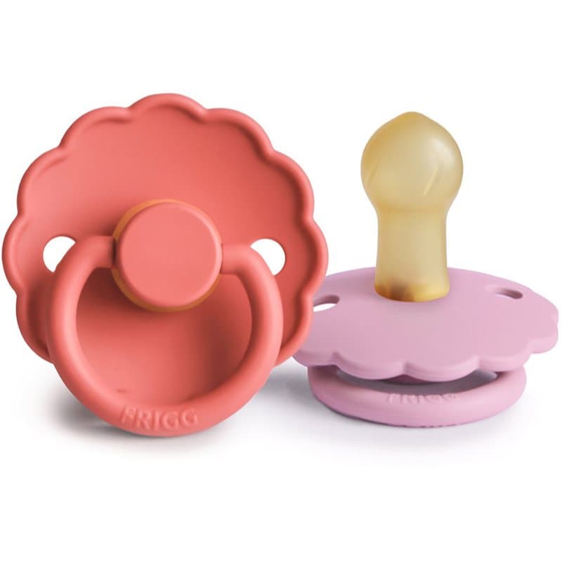 FRIGG Daisy Size 1:0-6 months fopspeen Blush/Cotton candy 2 st