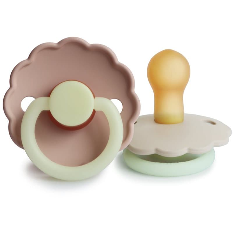 FRIGG Daisy Size 1:0-6 months fopspeen Blush night/Cream night 2 st