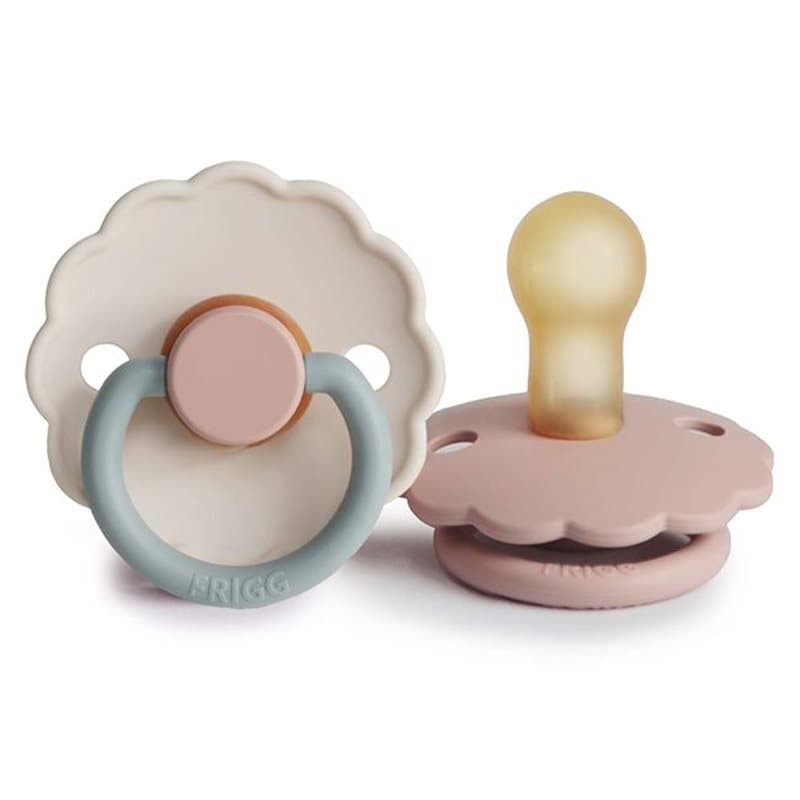 FRIGG Daisy Size 1:0-6 months fopspeen Blush/Cotton candy 2 st
