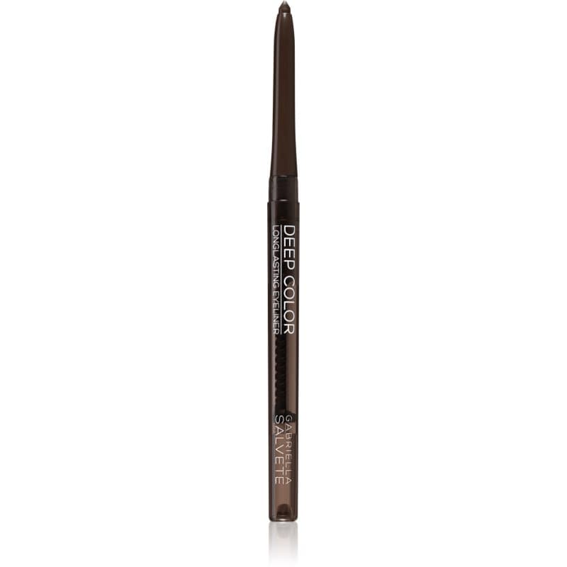 Gabriella Salvete Deep Color Langaanhoudende Eye-Liner Potlood Tint 02 Dark Brown 0,28 gr
