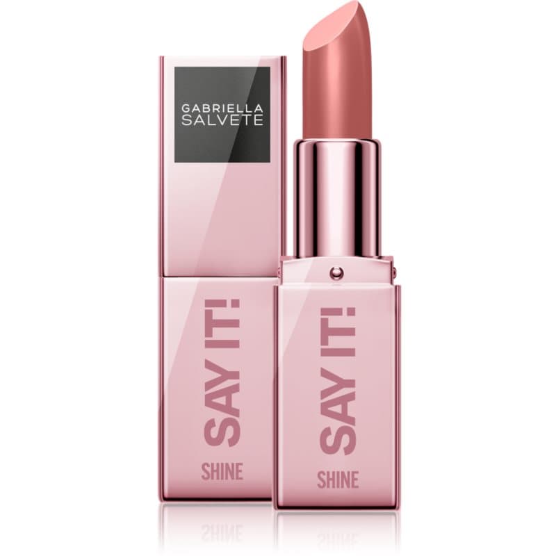 Gabriella Salvete Say It! And Shine! hydraterende glanzende lippenstift Tint 02 3,5 g