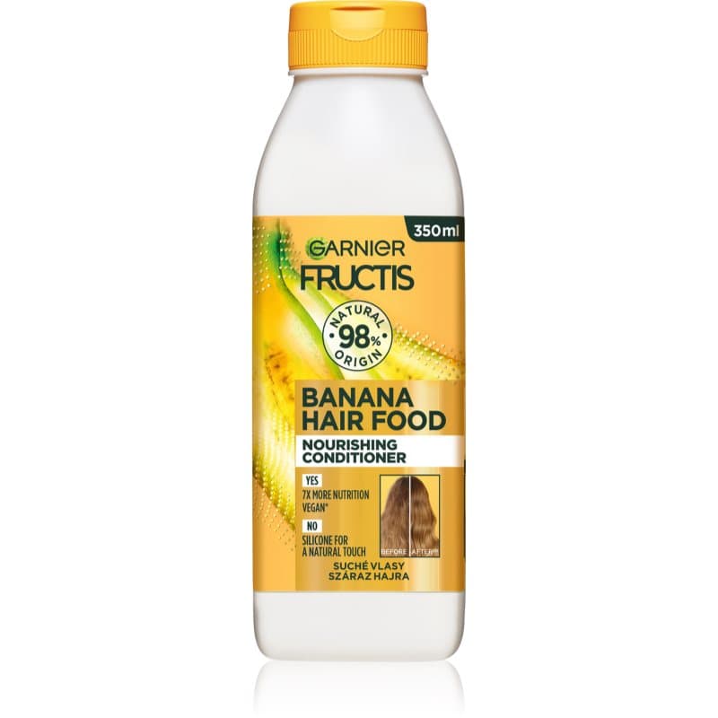 Garnier Fructis Banana Hair Food Voedende Conditioner voor Droog Haar 350 ml