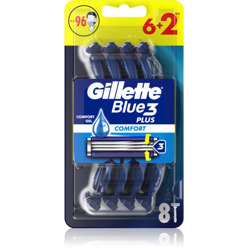 Gillette Blue 3 Comfort Wegwerp Scheermessen voor Mannen 8 st