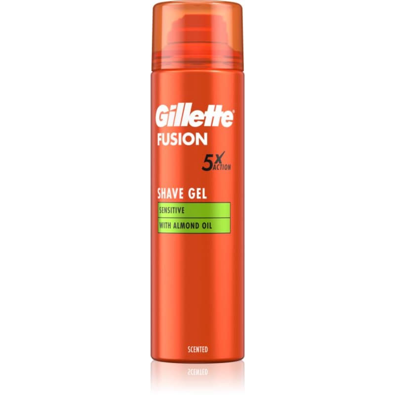 Gillette Fusion5 Sensitive Scheergel voor Gevoelige Huid 200 ml