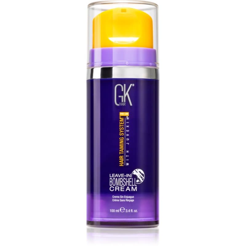 GK Hair Bombshell Leave-In Cream Voedende Leave-In Conditioner  voor Alle Blonde Haartypen met pompje 100 ml