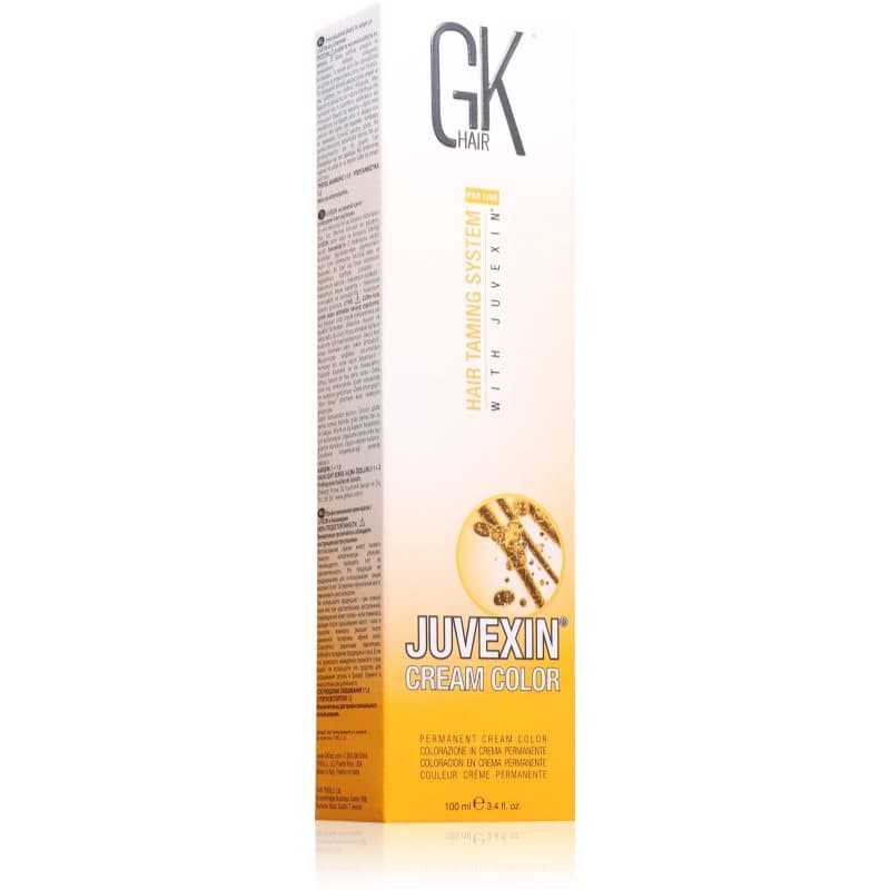 GK Hair Pro Line Hair Taming System Permanent Cream Color crèmekleuring voor het Haar voor Professionele Gebruik 10.1 Platinum Ash Blonde 100 ml