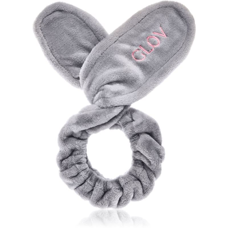 GLOV Bunny Ears Headband Make-up haarband Grey 1 st