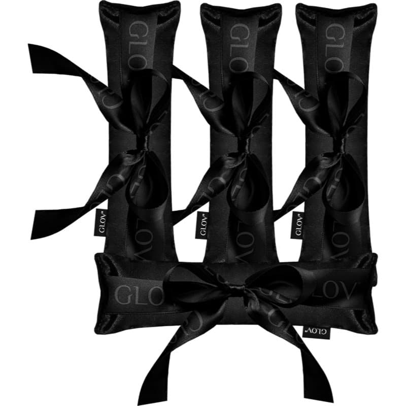 GLOV CoolCurl Ribbon Rollers supplement voor Modellereing van Krullen Black 4 st