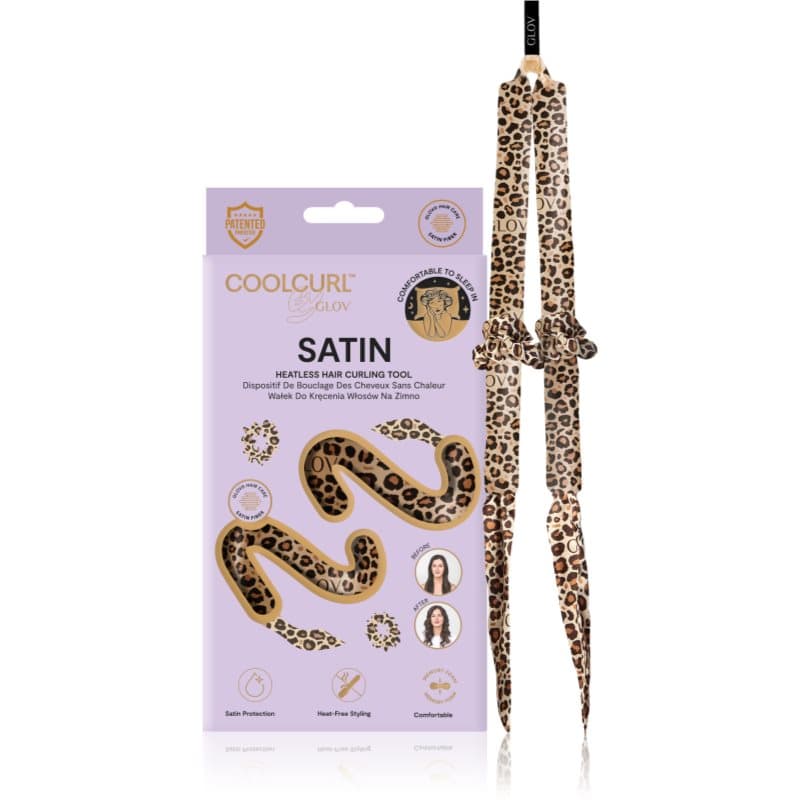 GLOV CoolCurl Satin Cheetah krulset 1 st