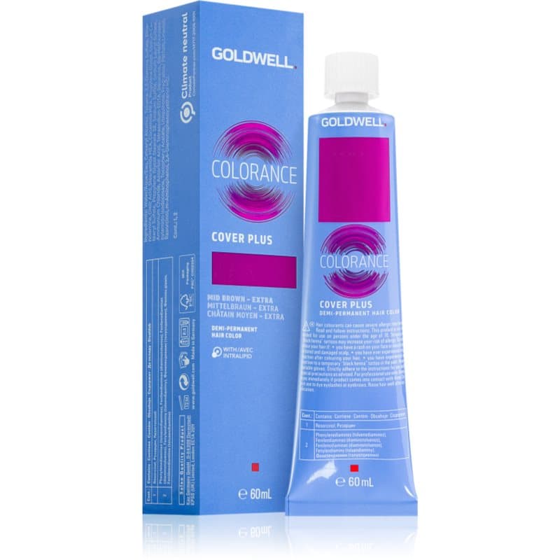 Goldwell Colorance Cover Plus demi-permanente haarkleuring zonder Ammoniak Tint 4NN 60 ml