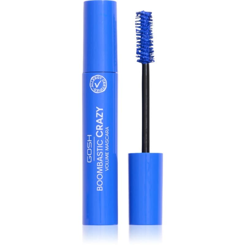 GOSH COPENHAGEN Boombastic Mascara voor Volume en Krul Tint 002 Crazy Blue 13 ml