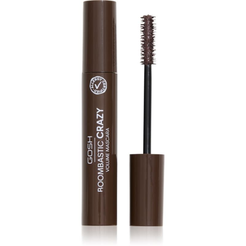 GOSH COPENHAGEN Boombastic Mascara voor Volume en Krul Tint 005 Chocolate Brown 13 ml