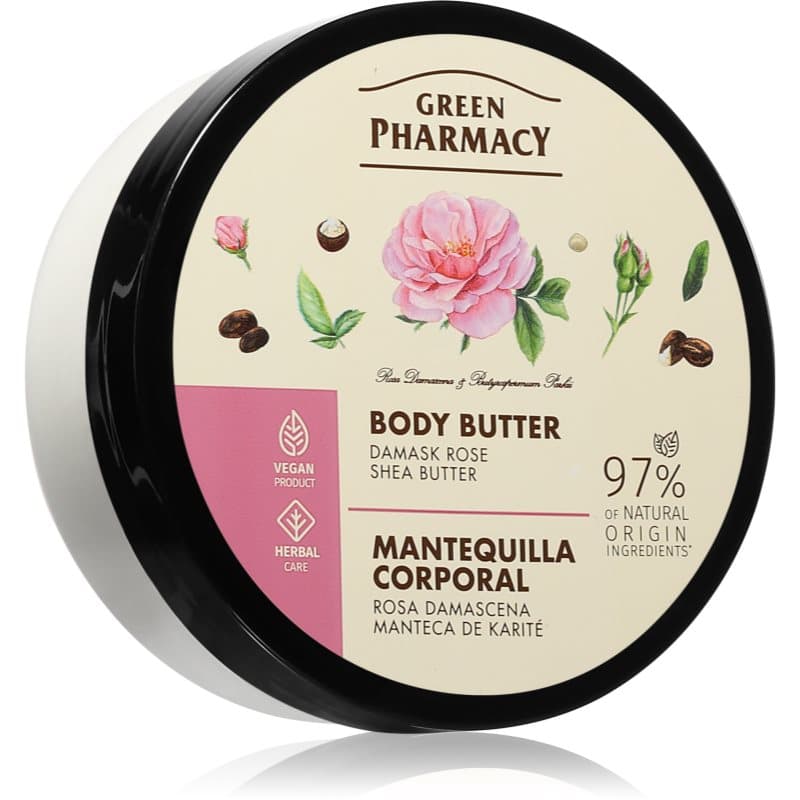 Green Pharmacy Damask Rose & Shea Butter Body Butter intensief hydraterende body-butter 200 ml