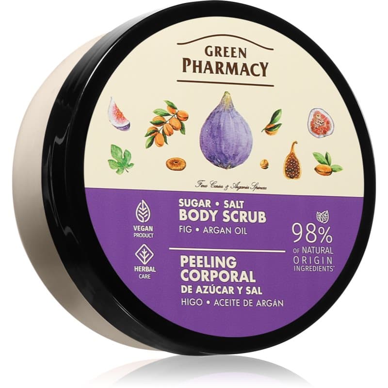 Green Pharmacy Argan Body Scrub suiker lichaamspeeling 200 ml