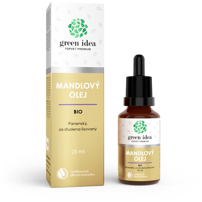 Green Idea Organic almond oil Amandel Olie koudgeperst 25 ml