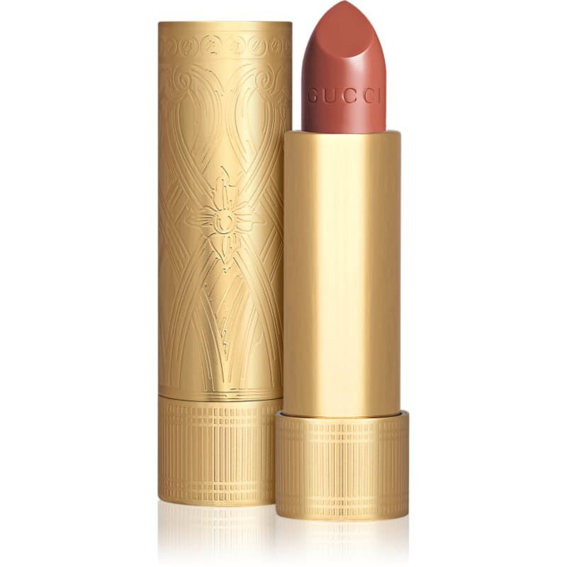Gucci Gucci Beauty Rouge à Lèvres Satin Lipstick Satijn Lippenstift Tint 201 The Painted Veil 3.5 g