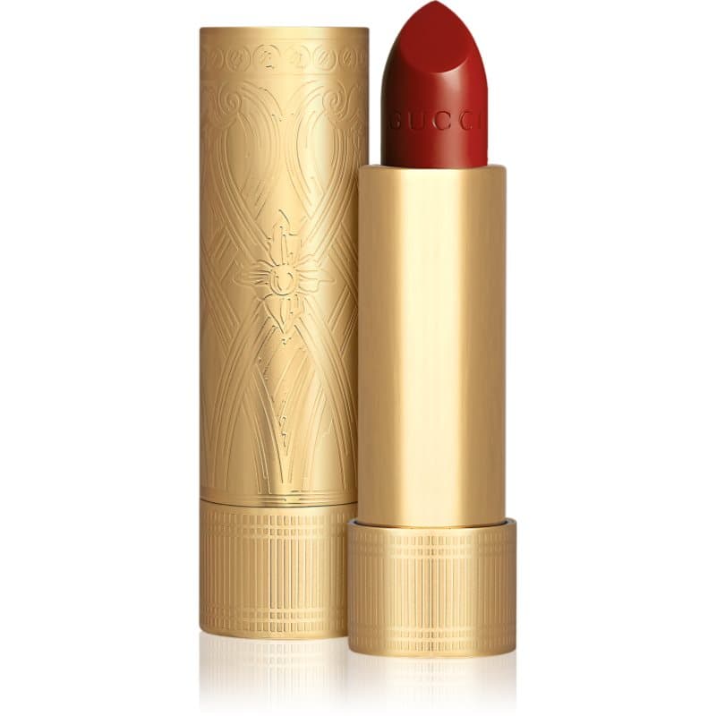 Gucci Gucci Beauty Rouge à Lèvres Satin Lipstick Satijn Lippenstift Tint 504 Myra Crimson 3.5 g