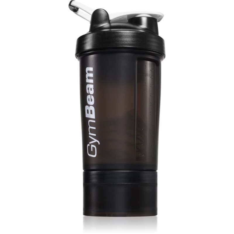 GymBeam Blend Bottle sportshaker + reservoir kleur Black White 450 ml