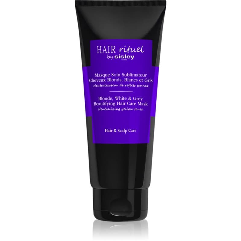 Hair Rituel by Sisley Blonde, White & Grey Beautifying Hair Care Mask Haarmasker voor het neutraliseren van koperkleurige ondertonen 200 ml