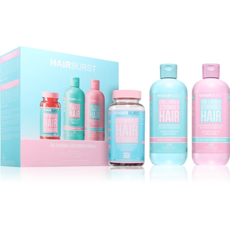 Hairburst The Chewable Hair Growth Bundle Gift Set voor Ondersteuning van Haargroei