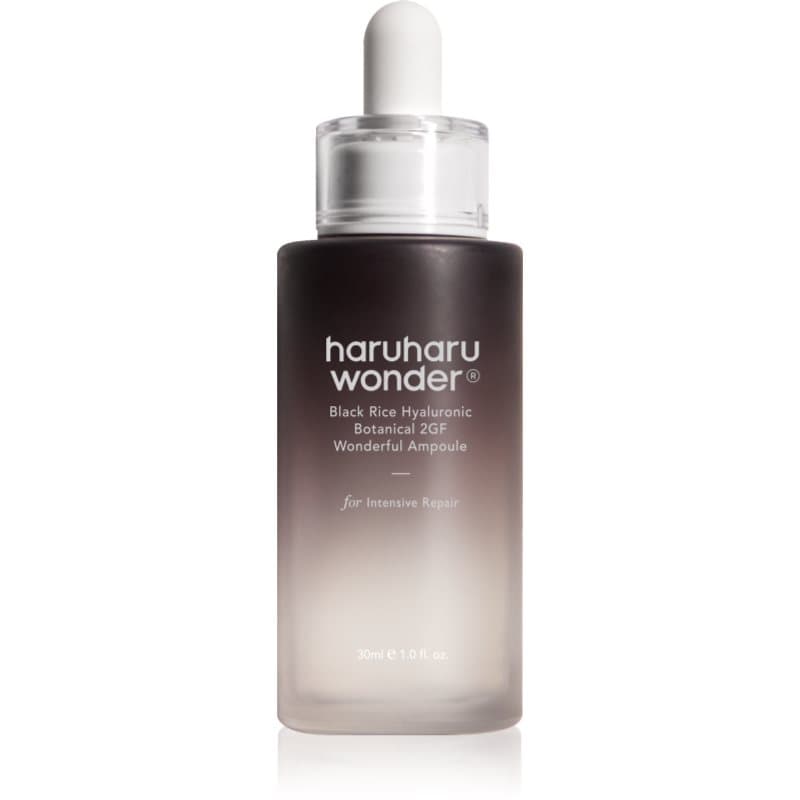Haruharu Wonder Black Rice Hyaluronic Botanical 2GF Wonderful Ampoule Anti-Rimpel en Hydraterende Serum met kalmerend effect 30 ml