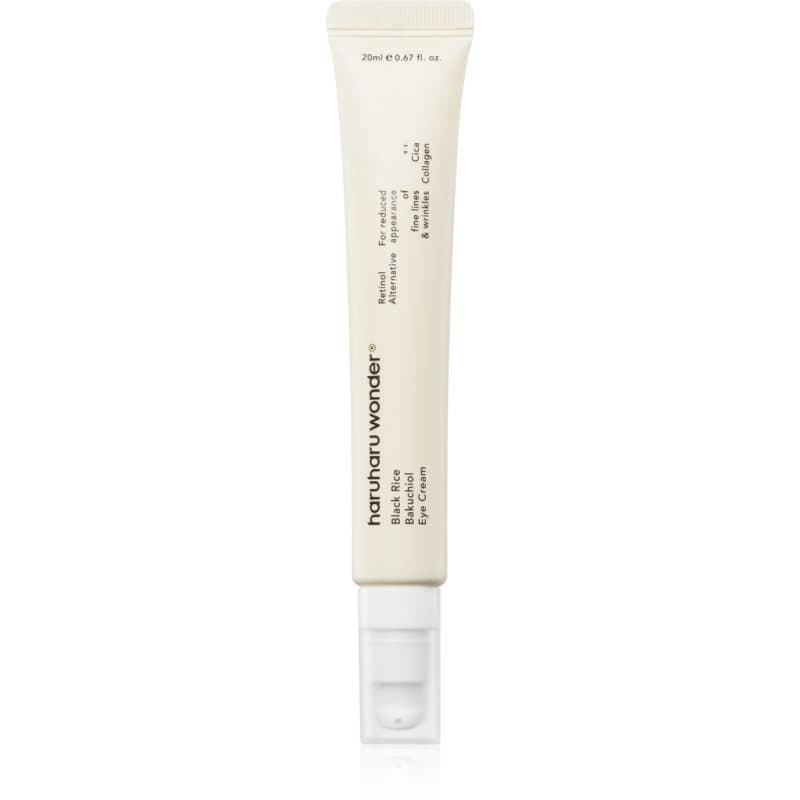 Haruharu Wonder Black Rice Bakuchiol Eye Cream Anti-Rimpel Oogcrème voor Voeding en Hydratatie 20 ml