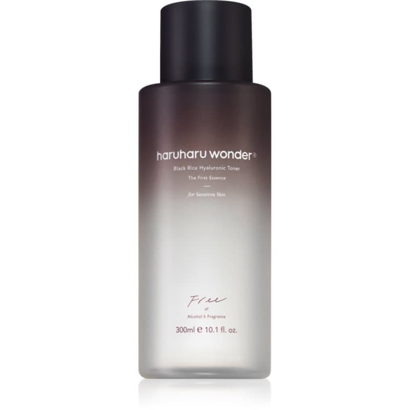 Haruharu Wonder Black Rice Hyaluronic Toner Hydraterende Gezichtstonic Parfumvrij 300 ml
