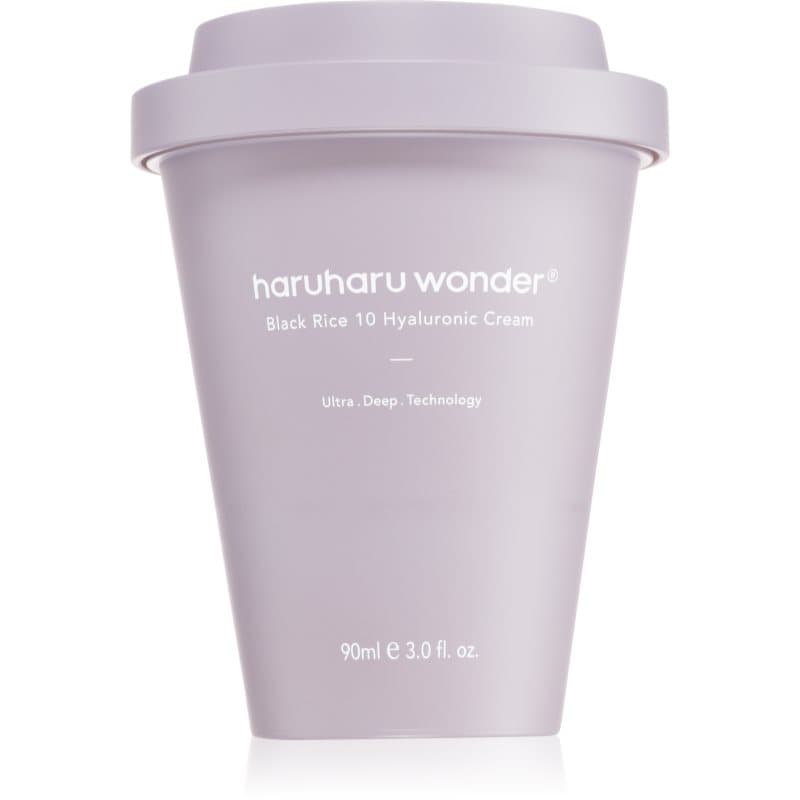 Haruharu Wonder Black Rice 10 Hyaluronic Cream intensief hydraterende crème voor Kalmering van de Huid 90 ml