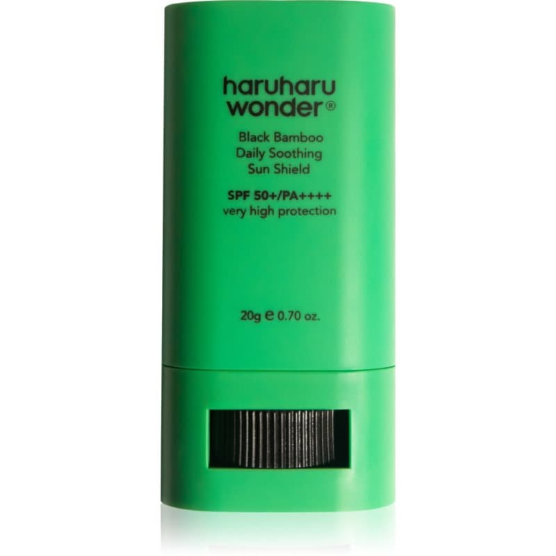 Haruharu Wonder Black Bamboo Daily Soothing Sun Shield Zonnebrandcrème Stick met kalmerend effect SPF 50+ 20 g