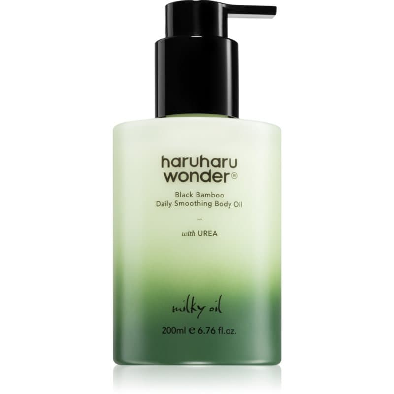 Haruharu Wonder Black Bamboo Daily Smoothing Body Oil Fluweelachtige Body Olie met Voedende Werking 200 ml