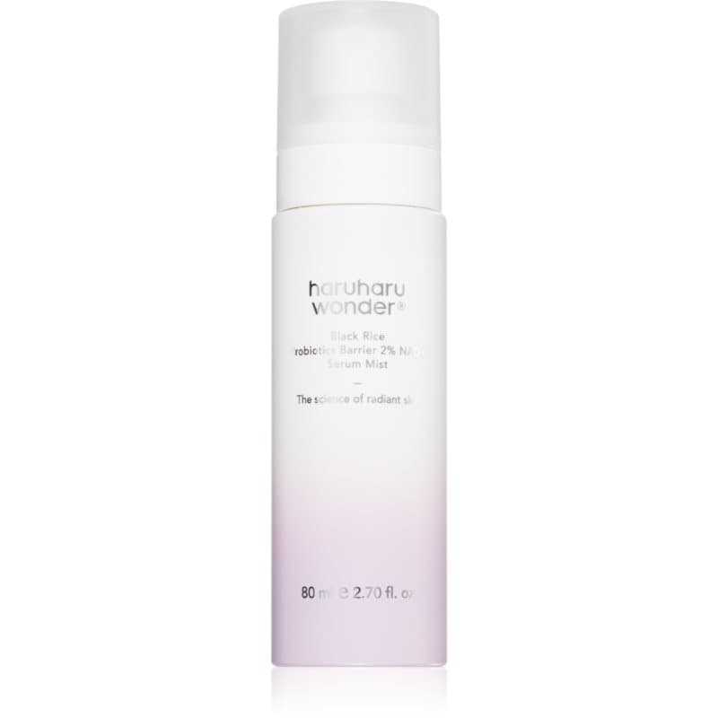 Haruharu Wonder Black Rice Probiotics Barrier NAD+ Serum Mist Vernieuwende Gezichtsserum in Spray 80 ml