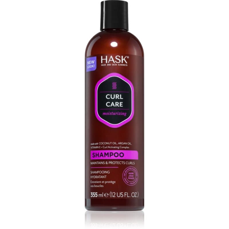 HASK Curl Care hydraterende shampoo voor golvend en krullend haar 355 ml